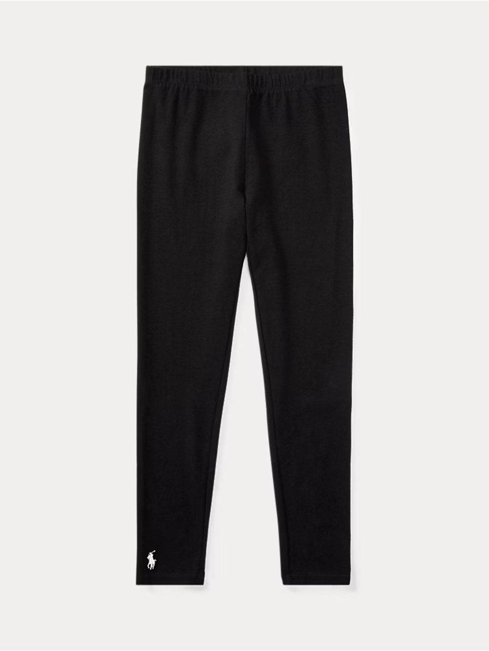 Ralph Lauren Black Girls' Polo Logo Leggings